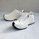 上品スニーカー サッと履ける 厚底 甲ゴムベルトスニーカー | Noubel Voug Relax | 詳細画像16 