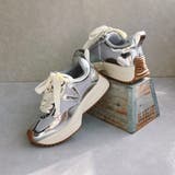 上品スニーカー サッと履ける 異素材厚底スニーカー | Noubel Voug Relax | 詳細画像14 