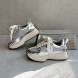 上品スニーカー サッと履ける 異素材厚底スニーカー | Noubel Voug Relax | 詳細画像16 