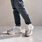 上品スニーカー サッと履ける 異素材厚底スニーカー | Noubel Voug Relax | 詳細画像19 