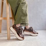 上品スニーカー サッと履ける 異素材厚底スニーカー | Noubel Voug Relax | 詳細画像5 