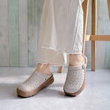 Rin Clover 厚底 編み込み サボサンダル | Noubel Voug Relax | 詳細画像9 