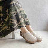 Rin Clover 厚底 編み込み サボサンダル | Noubel Voug Relax | 詳細画像19 