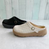 Rin Clover 厚底 編み込み サボサンダル | Noubel Voug Relax | 詳細画像12 