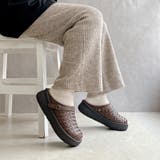 Rin Clover 厚底 編み込み サボサンダル | Noubel Voug Relax | 詳細画像25 