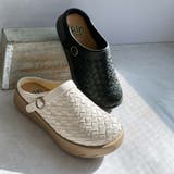 Rin Clover 厚底 編み込み サボサンダル | Noubel Voug Relax | 詳細画像14 