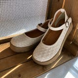 Rin Clover 厚底 編み込み スクエアトゥ ストラップパンプス | Noubel Voug Relax | 詳細画像14 