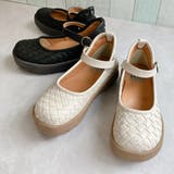 Rin Clover 厚底 編み込み スクエアトゥ ストラップパンプス | Noubel Voug Relax | 詳細画像23 