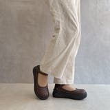 Rin Clover 厚底 編み込み スクエアトゥ ストラップパンプス | Noubel Voug Relax | 詳細画像19 