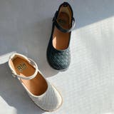 Rin Clover 厚底 編み込み スクエアトゥ ストラップパンプス | Noubel Voug Relax | 詳細画像26 