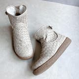 Rin Clover 厚底 編み込み ショートブーツ | Noubel Voug Relax | 詳細画像11 