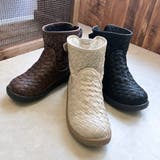 Rin Clover 厚底 編み込み ショートブーツ | Noubel Voug Relax | 詳細画像2 