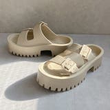 厚底タンクソール ダブルベルトサンダル | Noubel Voug Relax | 詳細画像10 