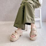 厚底タンクソール ダブルベルトサンダル | Noubel Voug Relax | 詳細画像12 