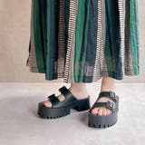 厚底タンクソール ダブルベルトサンダル | Noubel Voug Relax | 詳細画像9 