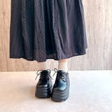 トリプルソール厚底 レースアップ スクエアトゥシューズ | Noubel Voug Relax | 詳細画像11