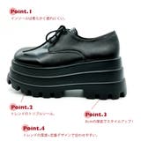 トリプルソール厚底 レースアップ スクエアトゥシューズ | Noubel Voug Relax | 詳細画像23