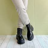 厚底 トラックソール レースアップ ワークブーツ | Noubel Voug Relax | 詳細画像10 