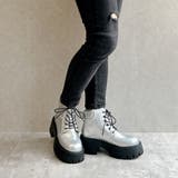 厚底 トラックソール レースアップ ワークブーツ | Noubel Voug Relax | 詳細画像17 