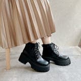 厚底 トラックソール レースアップ ワークブーツ | Noubel Voug Relax | 詳細画像9 