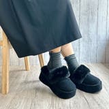 フェイクファー プラットフォーム もこもこサボサンダル | Noubel Voug Relax | 詳細画像6