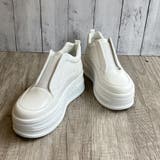 厚底 シンプルデザイン プラットフォームスニーカー | Noubel Voug Relax | 詳細画像13