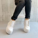 厚底 シンプルデザイン プラットフォームスニーカー | Noubel Voug Relax | 詳細画像17