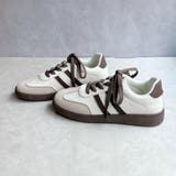 ベージュ | 軽量 クラシックデザイン シンプル ローテクスニーカー | Noubel Voug Relax