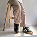 異素材コンビ ダブルライン プラットフォームスニーカー | Noubel Voug Relax | 詳細画像8 