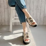 ダブルベルトトラックソールミュールサンダル | Noubel Voug Relax | 詳細画像12 