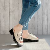 ダブルベルトトラックソールミュールサンダル | Noubel Voug Relax | 詳細画像14 