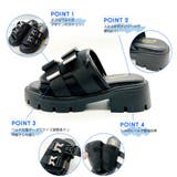 ダブルベルトトラックソールミュールサンダル | Noubel Voug Relax | 詳細画像15 