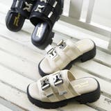 ダブルベルトトラックソールミュールサンダル | Noubel Voug Relax | 詳細画像3 