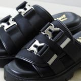 ダブルベルトトラックソールミュールサンダル | Noubel Voug Relax | 詳細画像6 