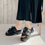 ダブルベルトトラックソールミュールサンダル | Noubel Voug Relax | 詳細画像7 