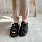 ダブルベルトトラックソールミュールサンダル | Noubel Voug Relax | 詳細画像8 