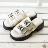 ダブルベルトトラックソールミュールサンダル | Noubel Voug Relax | 詳細画像9 