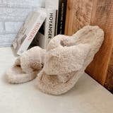 ベージュ | もこもこ クロス スライダー サンダル | Noubel Voug Relax