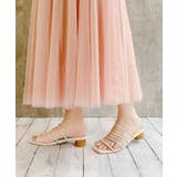 スクエアトゥ 細ストラップサンダル | Noubel Voug Relax | 詳細画像2 