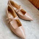 ベージュ | ポインテッドトゥ ダブルストラップ 2WAY パンプス | Noubel Voug Relax
