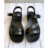 アシメデザインメニーストラップサンダル | Noubel Voug Relax | 詳細画像2 