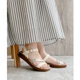 アイボリー | アシメデザインメニーストラップサンダル | Noubel Voug Relax