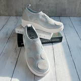 洗える 超軽量 厚底 ドット ニットスニーカー | Noubel Voug Relax | 詳細画像4 