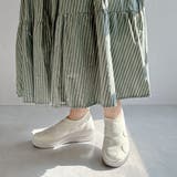 洗える 超軽量 厚底 ドット ニットスニーカー | Noubel Voug Relax | 詳細画像9 