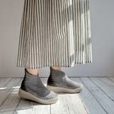 グレーラメ | Gomu56 洗える 超軽量 伸び伸び フィッ ト美脚 厚底 ブーツ | Noubel Voug Relax