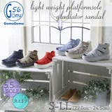 Gomu56 軽量 厚底 ソール グラディエーター サンダル | Noubel Voug Relax | 詳細画像1