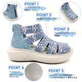 Gomu56 軽量 厚底 ソール グラディエーター サンダル | Noubel Voug Relax | 詳細画像24