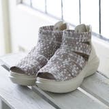 カウベージュ | Gomu56 軽量 厚底 ソール グラディエーター サンダル | Noubel Voug Relax