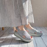 シルバー | Gomu56 クロスベルト 美脚 厚底 サンダル | Noubel Voug Relax