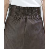 フェイクレザーパイピングロングスカート | FUNNY COMPANY＋  | 詳細画像23 